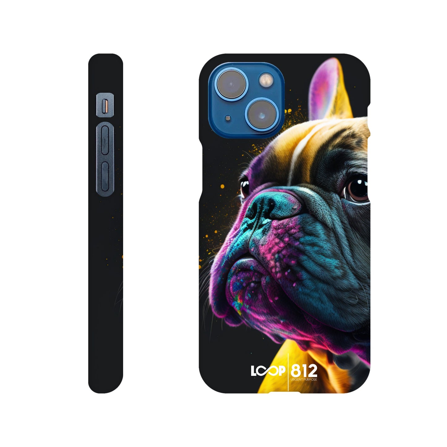 Phone Case: Rainbow Bulldog