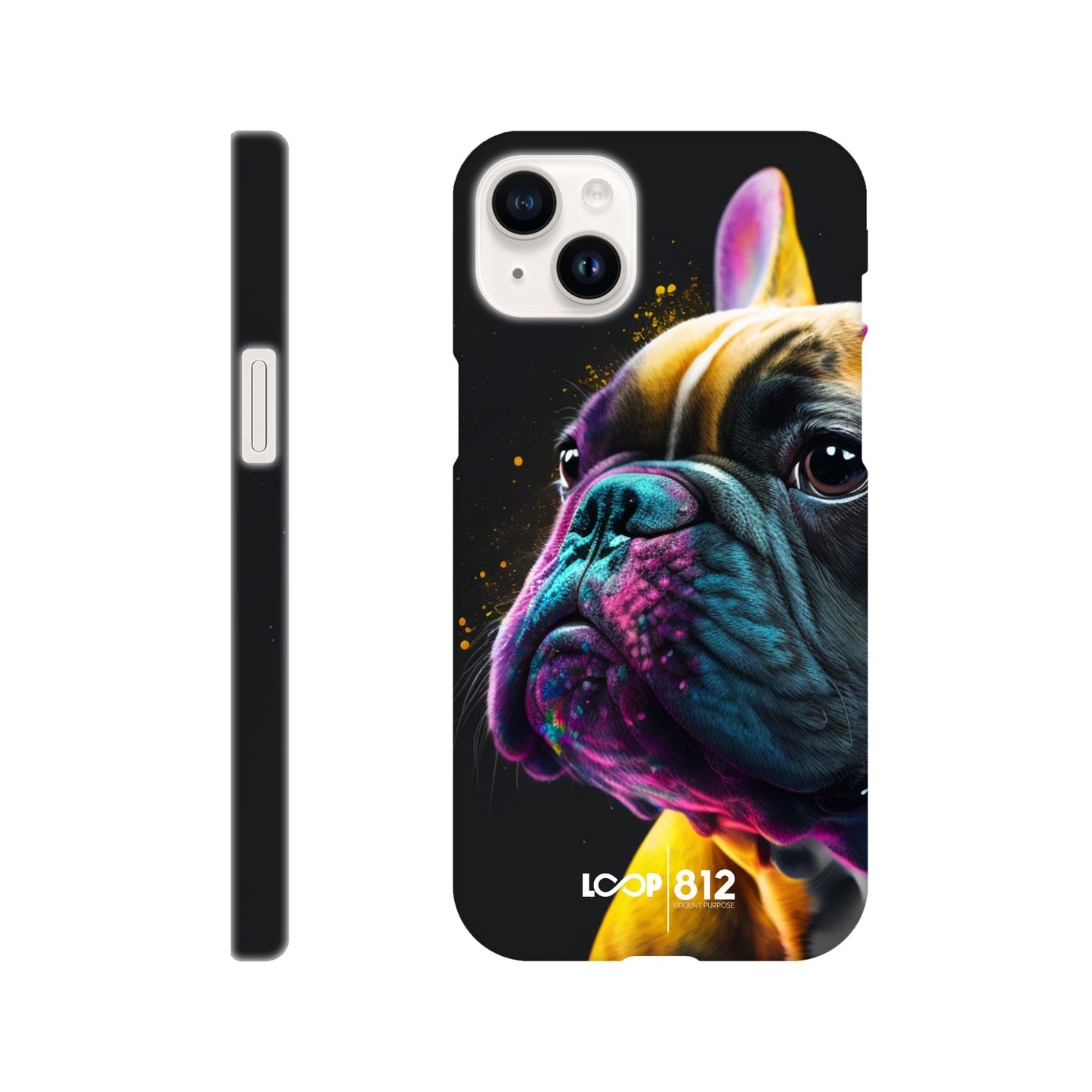 Phone Case: Rainbow Bulldog