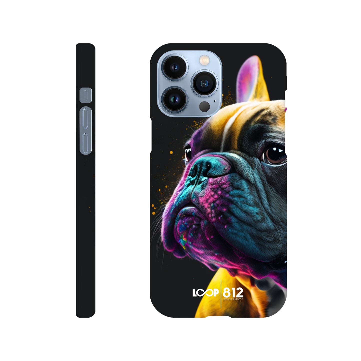 Phone Case: Rainbow Bulldog