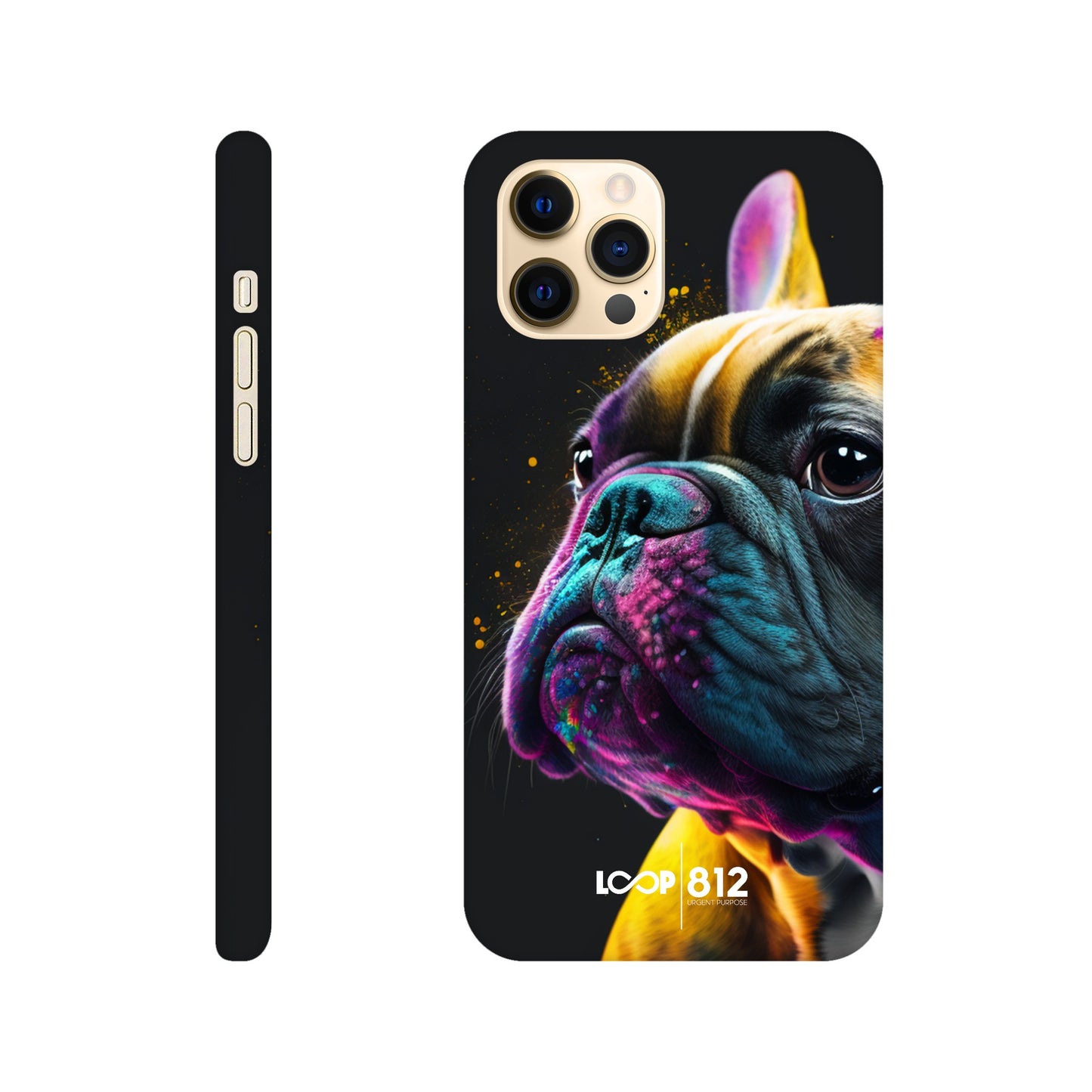 Phone Case: Rainbow Bulldog