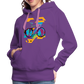 WN Abstract bike hoodie - viola