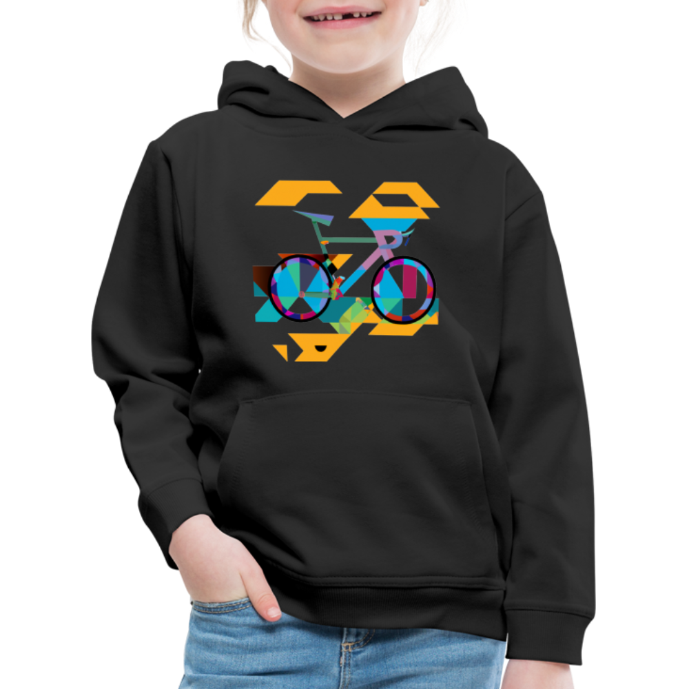 Kids Abstract hoodie - nero