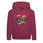 Kids Abstract hoodie - rosso bordeaux