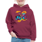 Kids Abstract hoodie - rosso bordeaux