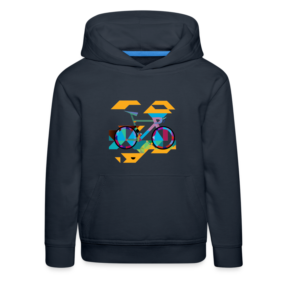 Kids Abstract hoodie - navy