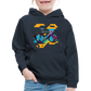 Kids Abstract hoodie - navy