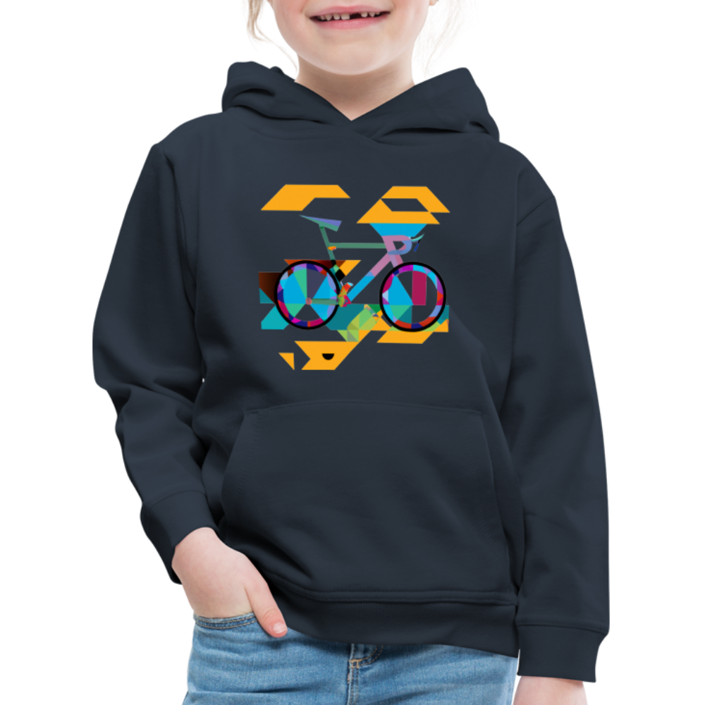 Kids Abstract hoodie - navy