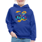 Kids Abstract hoodie - blu royal