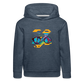 Kids Abstract hoodie - color jeans