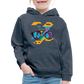 Kids Abstract hoodie - color jeans