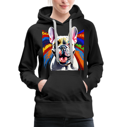 Painting bulldog Hoodie - nero