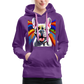 Painting bulldog Hoodie - viola