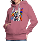 Painting bulldog Hoodie - malva